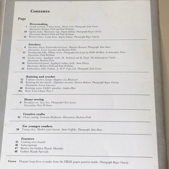 Golden Hands May and June 1974 Dress Patterns Magazines - Picture 10 of 10